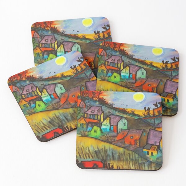 Item preview, Village on the coast 12 designed and sold by George Hutton Hunter.