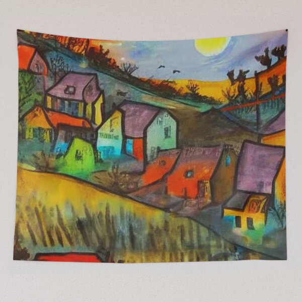 Item preview, Village on the coast 12 designed and sold by George Hutton Hunter.