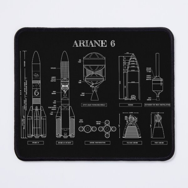 Item preview, Ariane 6 (No Background) Horizontal Version designed and sold by BGALAXY.