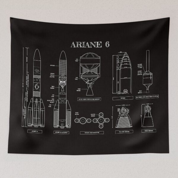 Item preview, Ariane 6 (No Background) Horizontal Version designed and sold by BGALAXY.