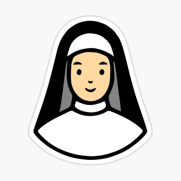 Catholic Nun Sticker