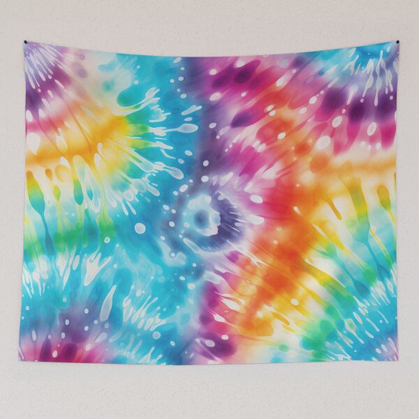 Artikelvorschau, Regenbogen-Hippie-Batikmuster entworfen und verkauft von Daydreamsatdawn.