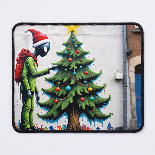 Item preview, Christmas & Winter: Alien's Artistic Adventure designed and sold by ArtsyInventor.