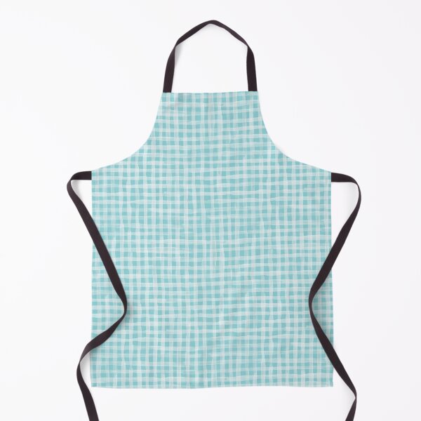 Item preview, Light blue gingham textured stripes designed and sold by marufemia.
