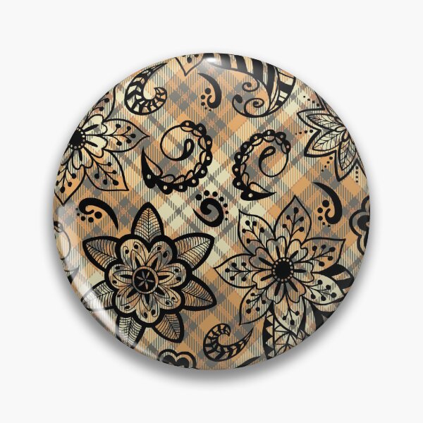 Item preview, Retro Boho Fabric Design designed and sold by OrangeMG.