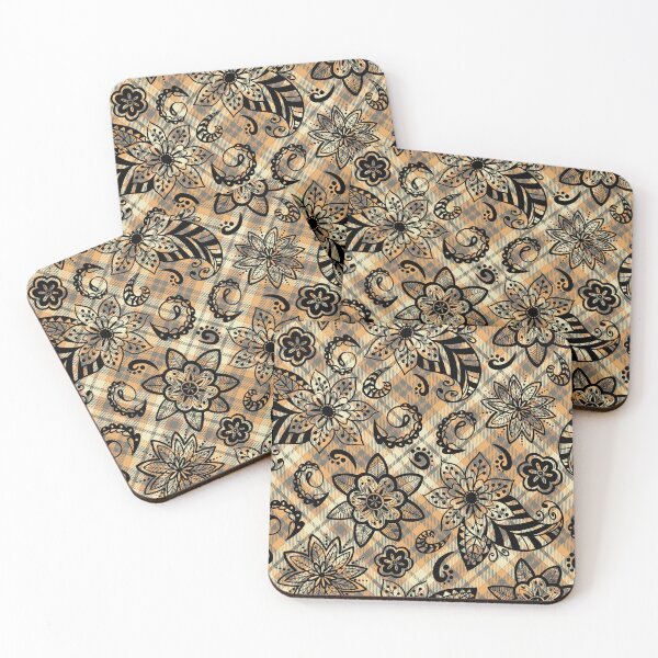 Item preview, Retro Boho Fabric Design designed and sold by OrangeMG.