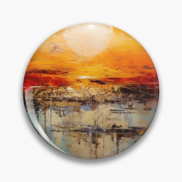 Artikelvorschau, Entdecken Sie "Simplistic & Minimalistic Vintage Sunset" Abstrakte Kunst entworfen und verkauft von ArtificialGenes.