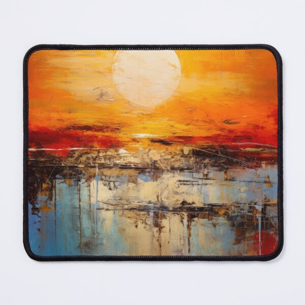 Artikelvorschau, Entdecken Sie "Simplistic & Minimalistic Vintage Sunset" Abstrakte Kunst entworfen und verkauft von ArtificialGenes.