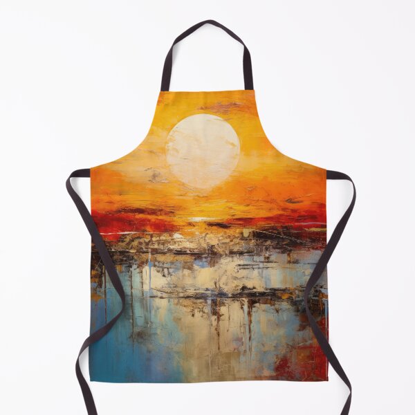 Artikelvorschau, Entdecken Sie "Simplistic & Minimalistic Vintage Sunset" Abstrakte Kunst entworfen und verkauft von ArtificialGenes.