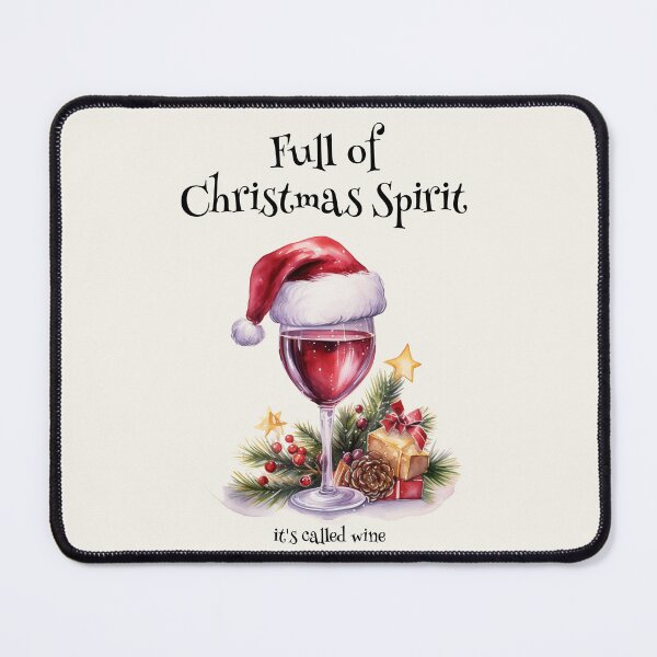 Item preview, Full of Christmas Spirit (black inscription) designed and sold by Margival.