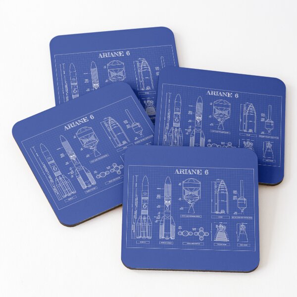 Item preview, Ariane 6 (Blueprint) Horizontal Version designed and sold by BGALAXY.