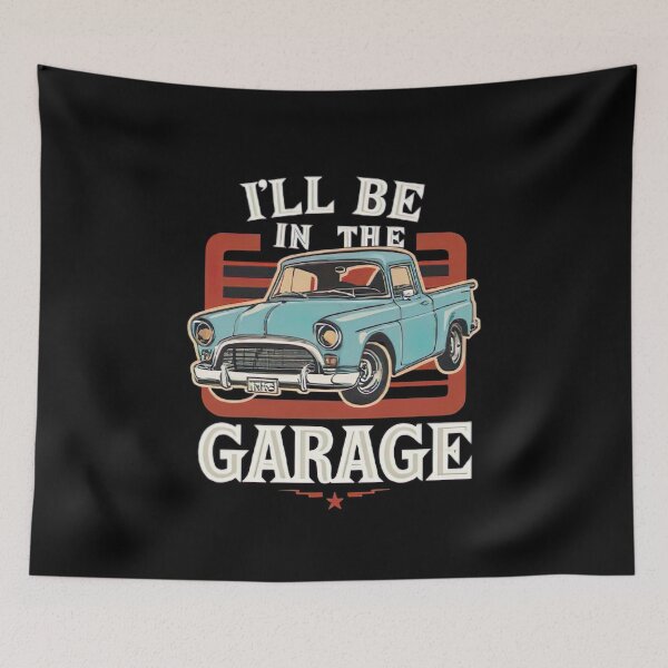 Item preview, I'll Be in The Garage Mechanic Dad Joke Handyman Grandpa designed and sold by medbouk1.