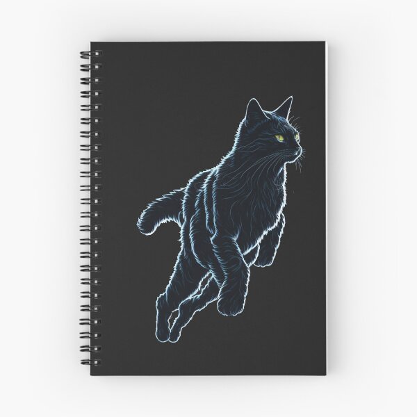 Item preview, black floating cat designed and sold by AxelBrook.