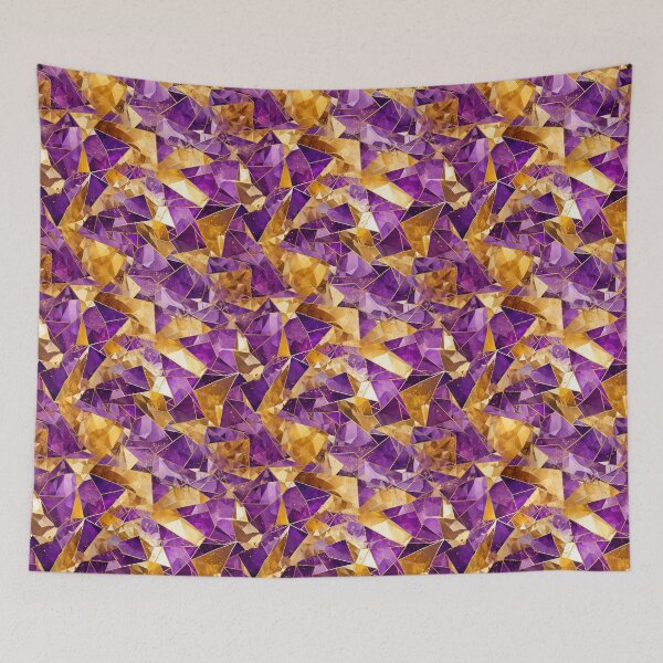 Item preview, Gold & Purple Pattern 4U designed and sold by 3po3.