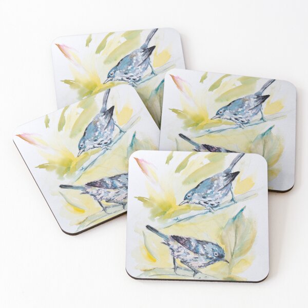 Item preview, elfin woods warbler watercolor designed and sold by Kirsten Dennis.