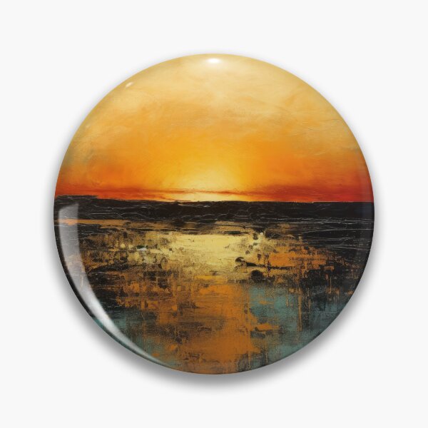 Artikelvorschau, Entdecken Sie "Simplistic & Minimalistic Vintage Sunset" Abstrakte Kunst entworfen und verkauft von ArtificialGenes.