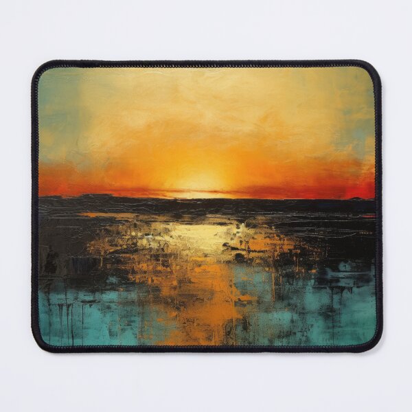 Artikelvorschau, Entdecken Sie "Simplistic & Minimalistic Vintage Sunset" Abstrakte Kunst entworfen und verkauft von ArtificialGenes.