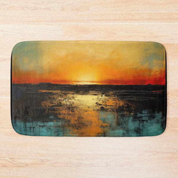 Artikelvorschau, Entdecken Sie "Simplistic & Minimalistic Vintage Sunset" Abstrakte Kunst entworfen und verkauft von ArtificialGenes.