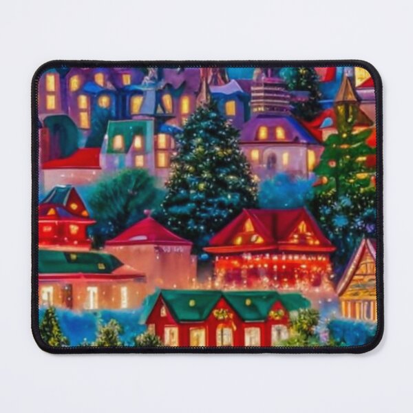 Item preview, Christmas Village - Miniature Houses Pattern - Christmas Tree - Joyeux Noel designed and sold by MyArt23.