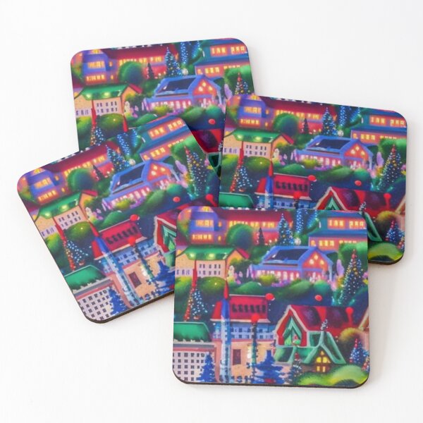 Item preview, Christmas Village - Miniature Houses Pattern - Christmas Tree - Joyeux Noel designed and sold by MyArt23.