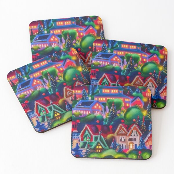 Item preview, Christmas Village - Miniature Houses Pattern - Christmas Tree - Joyeux Noel designed and sold by MyArt23.