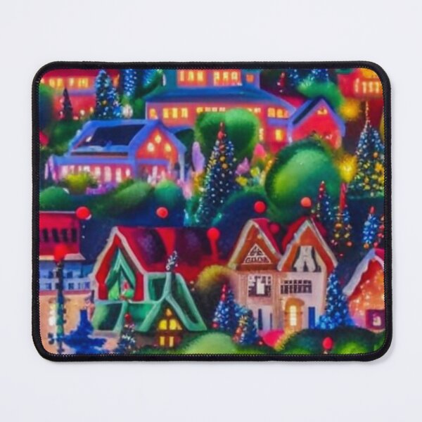 Item preview, Christmas Village - Miniature Houses Pattern - Christmas Tree - Joyeux Noel designed and sold by MyArt23.