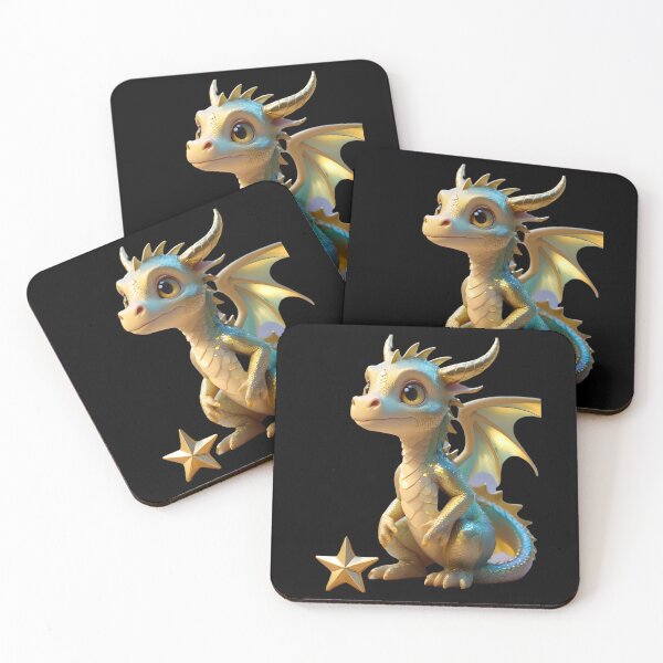 Item preview, Golden angel dragon  designed and sold by Awesome Things.
