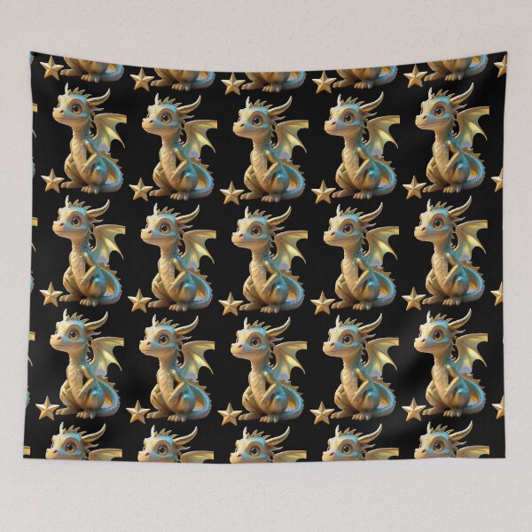 Item preview, Golden angel dragon  designed and sold by Awesome Things.