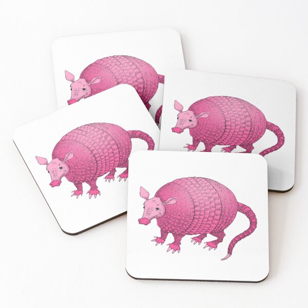 Item preview, Armadillo Pink and Happy designed and sold by monkeytulz.