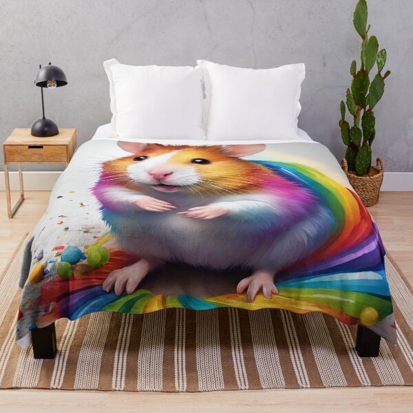 Item preview, Rainbow hamster designed and sold by StyleSketch.