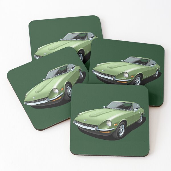 Item preview, Datsun 240Z in green designed and sold by candc-retro.