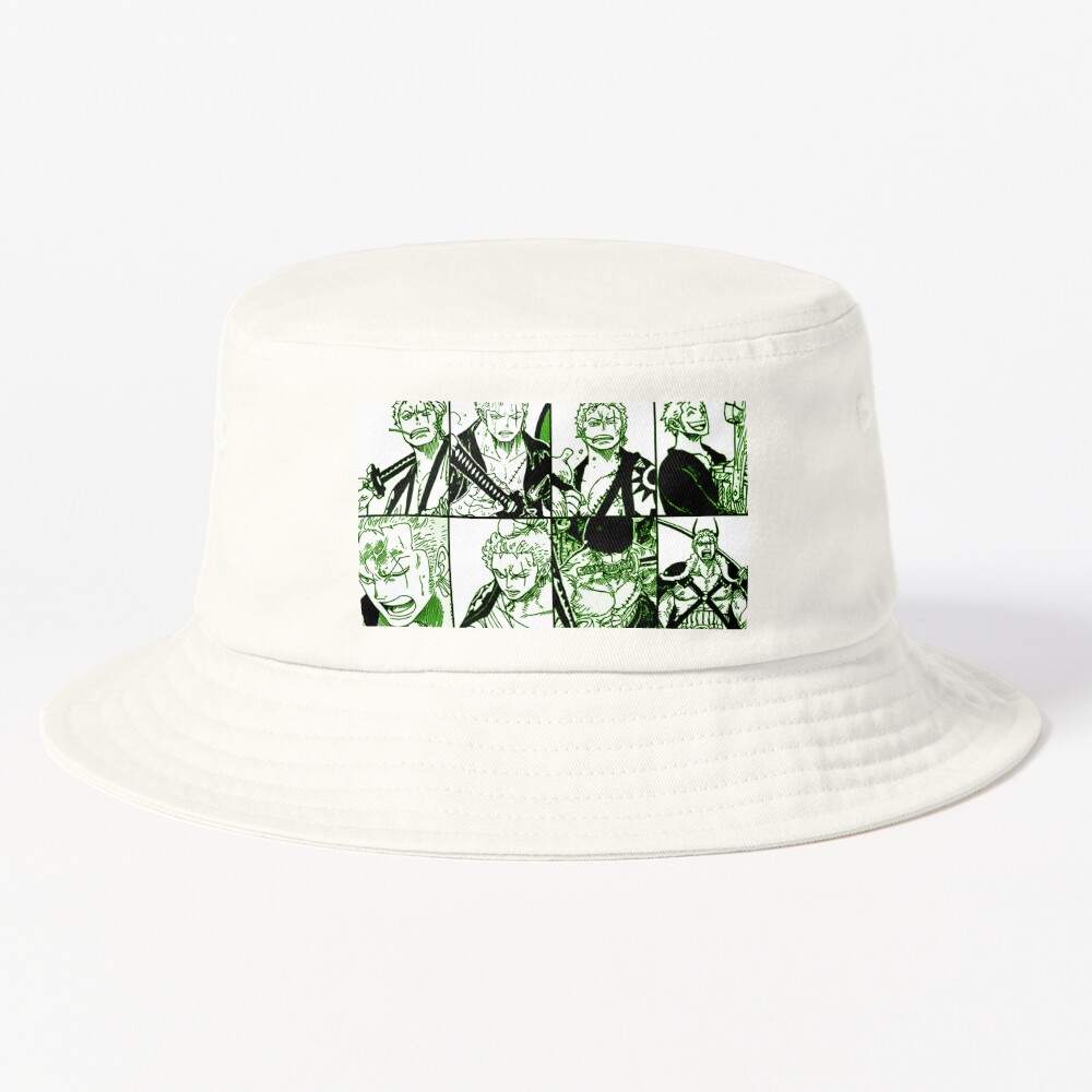 New Summer One Piece Luffy Zoro Manga Collage Bucket Hats for Unisex O –  Otakuen