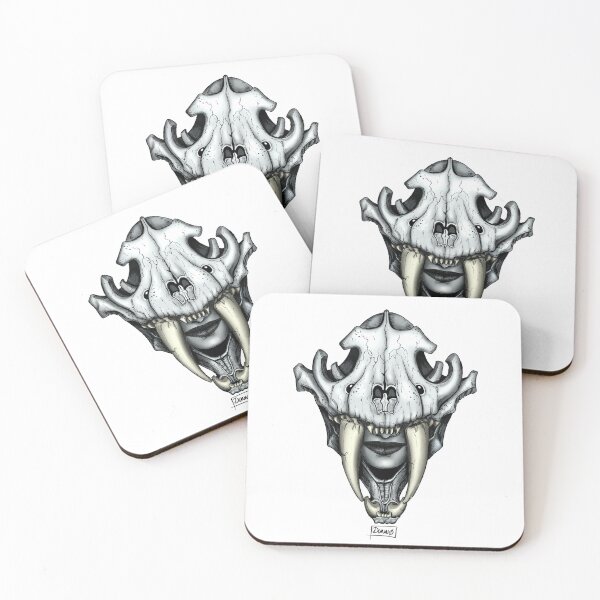 Item preview, Sabertooth mask designed and sold by Dunnoart.