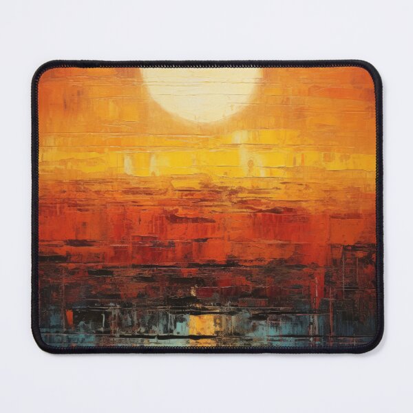 Artikelvorschau, Entdecken Sie "Simplistic & Minimalistic Vintage Sunset" Abstrakte Kunst entworfen und verkauft von ArtificialGenes.