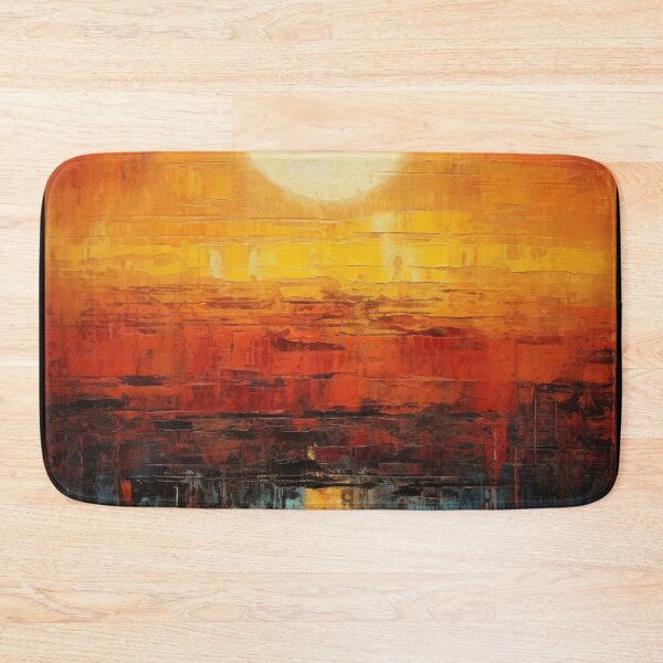 Artikelvorschau, Entdecken Sie "Simplistic & Minimalistic Vintage Sunset" Abstrakte Kunst entworfen und verkauft von ArtificialGenes.