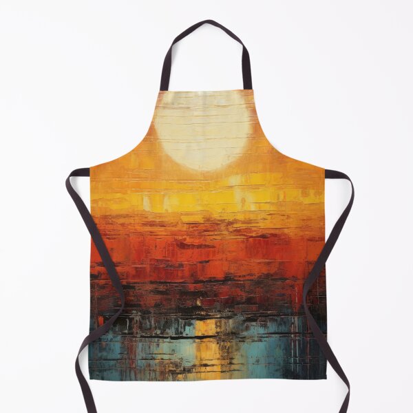 Artikelvorschau, Entdecken Sie "Simplistic & Minimalistic Vintage Sunset" Abstrakte Kunst entworfen und verkauft von ArtificialGenes.