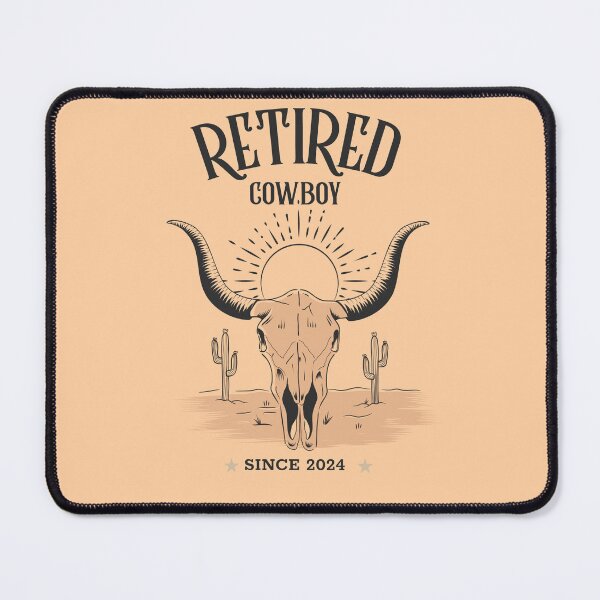 Item preview, Retired Cowboy Since 2024, Western Style designed and sold by AryaSubramanian.