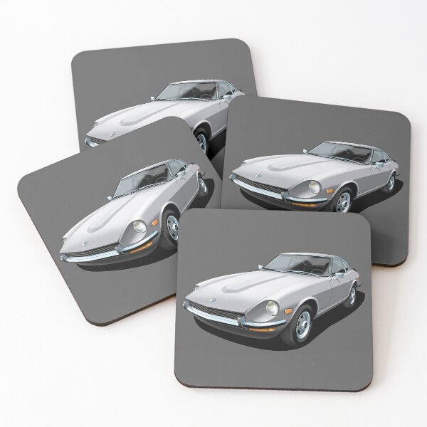 Item preview, Datsun 240Z in silver designed and sold by candc-retro.