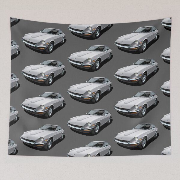 Item preview, Datsun 240Z in silver designed and sold by candc-retro.