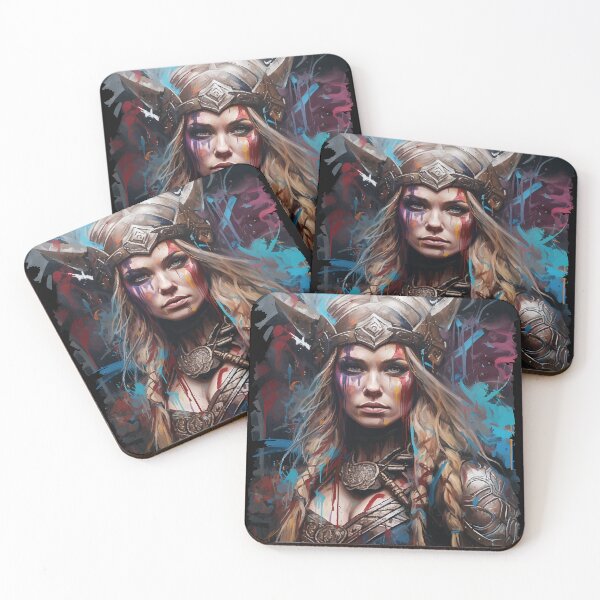 Item preview, Viking shield maiden design Valhalla designed and sold by Andrea-Design.