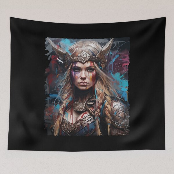 Item preview, Viking shield maiden design Valhalla designed and sold by Andrea-Design.