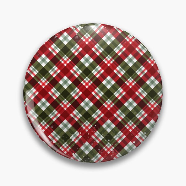 Item preview, Patrón navideño a cuadros rojos cubierto de nieve designed and sold by Meandmyshop.