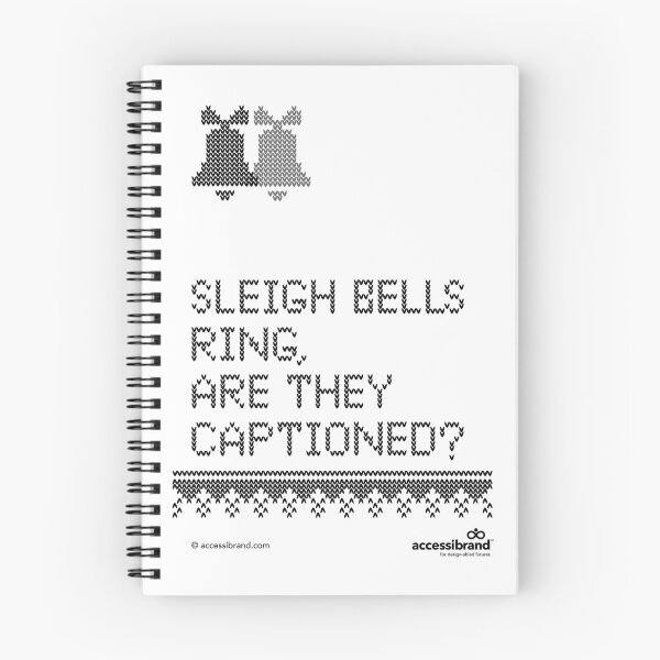 Item preview, Sleigh bells ring, are they captioned? (Dark) designed and sold by Accessibrand Inc..