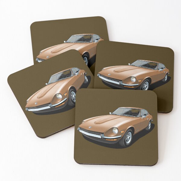 Item preview, Datsun 240Z in brown designed and sold by candc-retro.