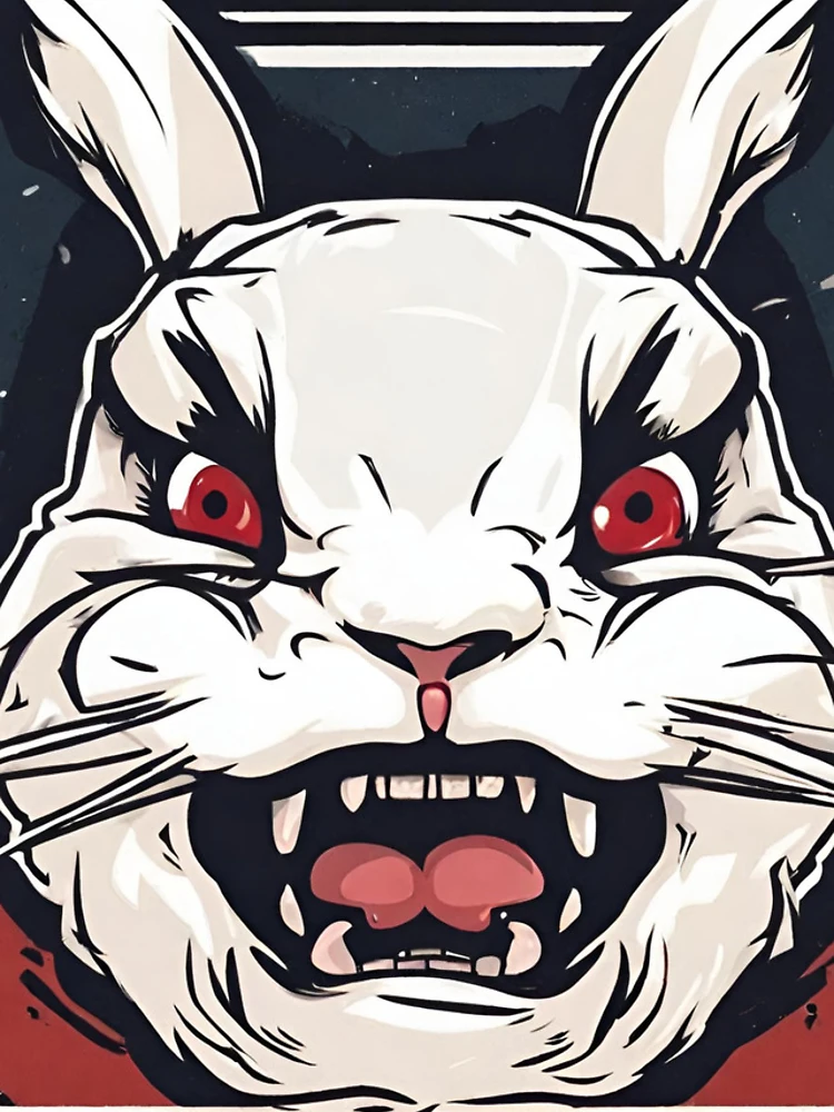 Thumbnail 4 of 4, Samsung Galaxy Phone Case, Angry Rabbit designed and sold by AzDrop.