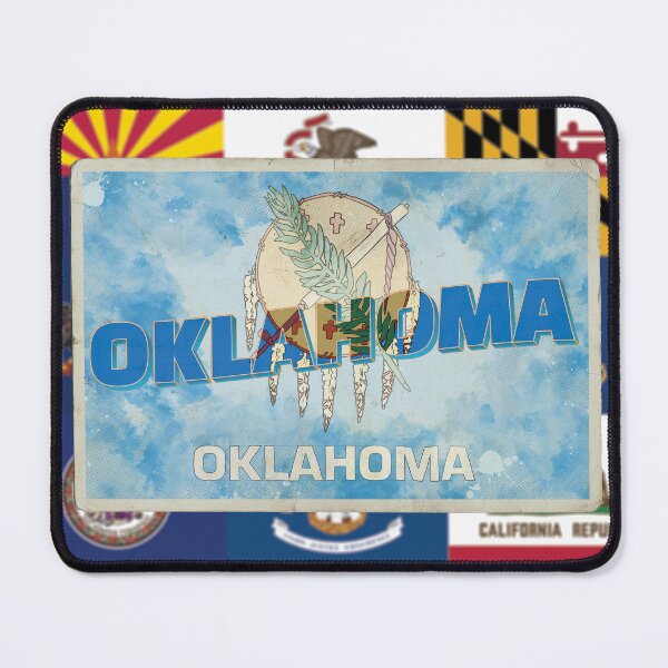 Item preview, Oklahoma vintage style retro souvenir designed and sold by DeveloperProp0.