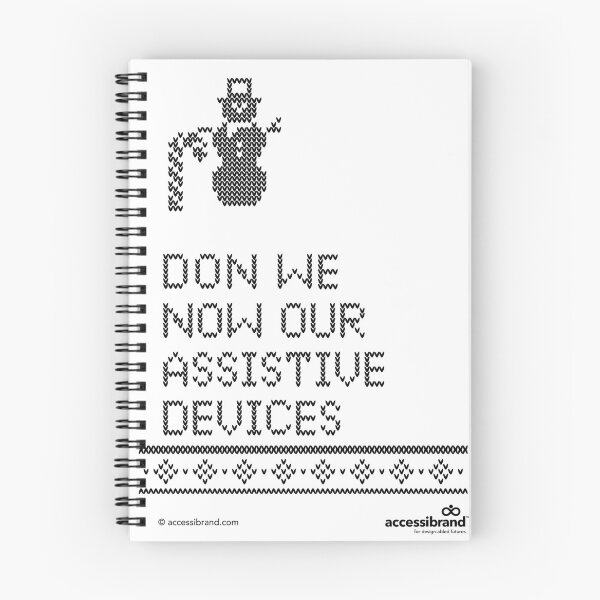 Item preview, Don we now our assistive devices! (Dark) designed and sold by Accessibrand Inc..