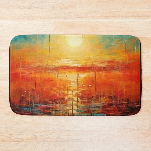 Item preview, Explore "Simplistic & Minimalistic Vintage Sunset" Abstract Art designed and sold by ArtificialGenes.
