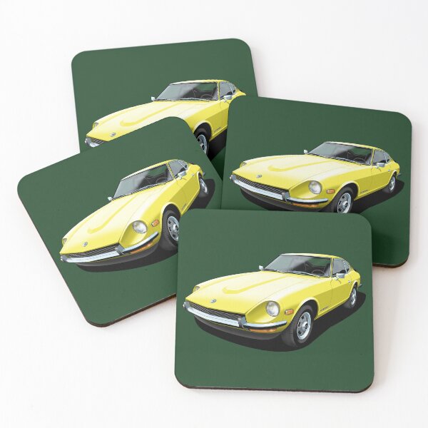 Item preview, Datsun 240Z in yellow designed and sold by candc-retro.