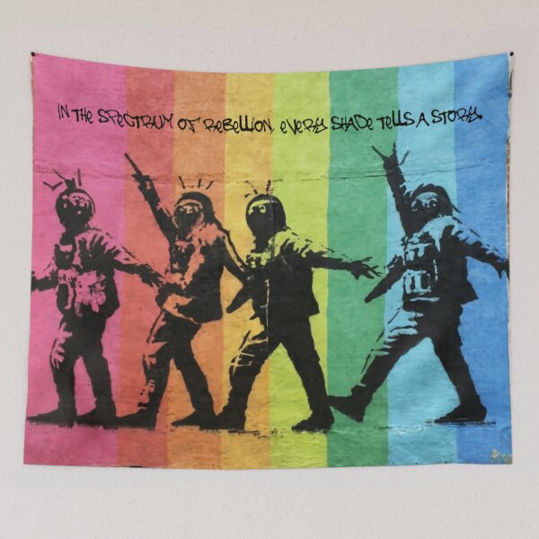 Item preview, Rebellion Stencil Graffiti designed and sold by Bomax121.